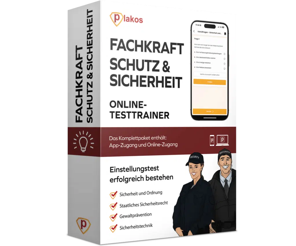 Fachkraft für Schutz und Sicherheit prüfungsfragen